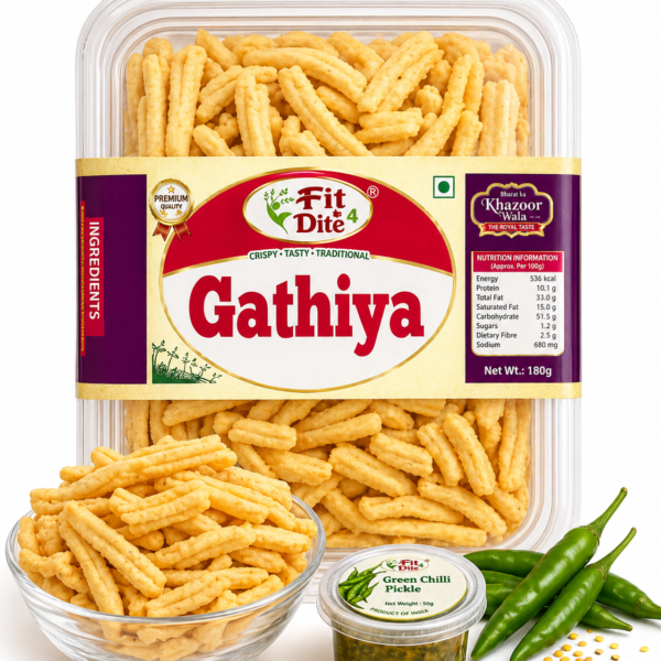 Fit4Dite Besan Gathiya