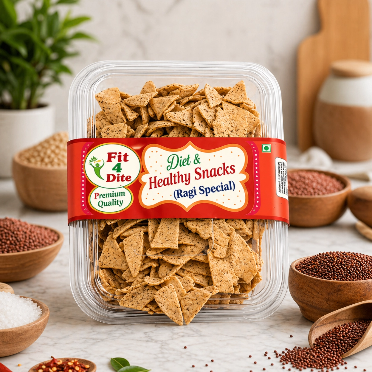 Fit4Dite Ragi Healthy Snacks